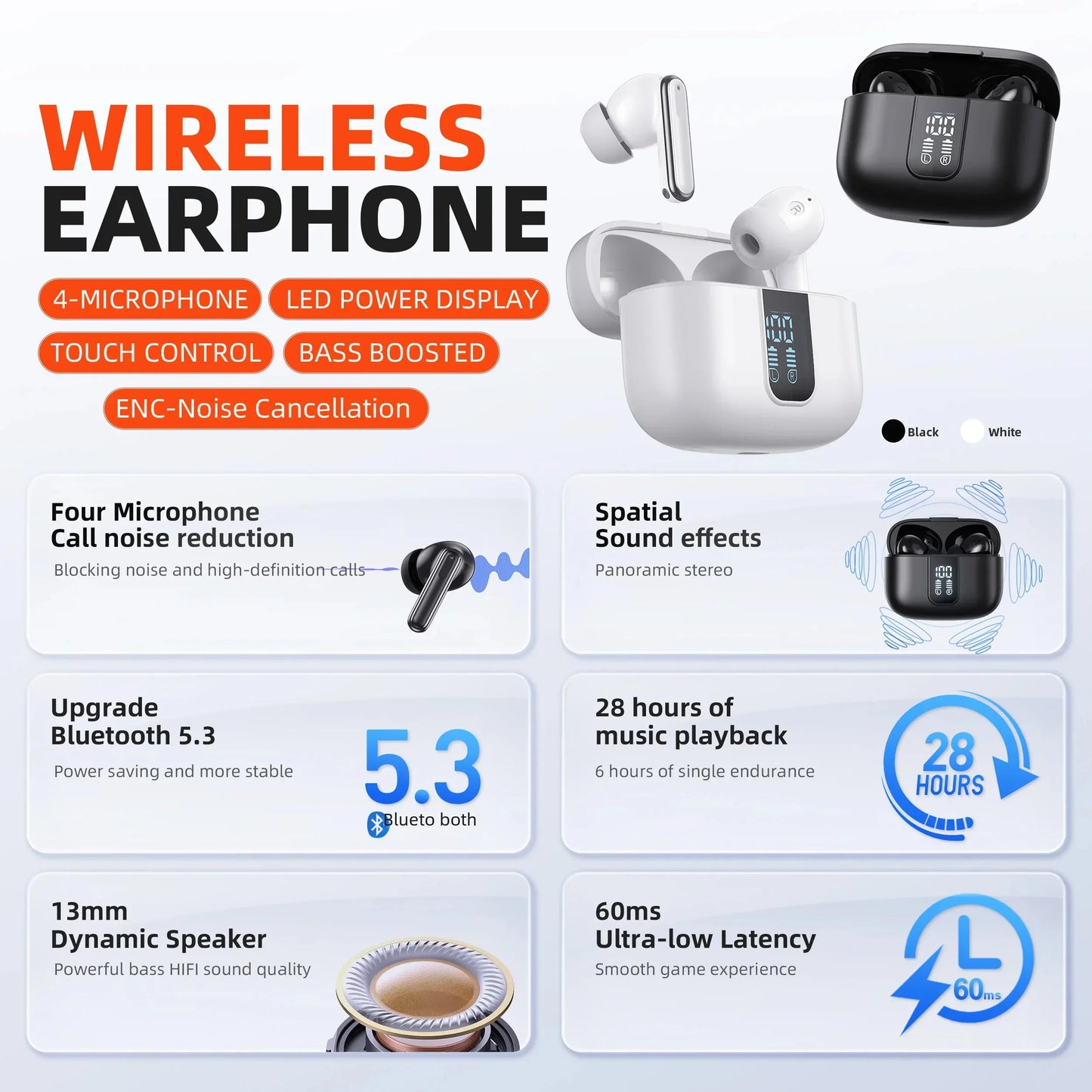 QERE Wireless HD Earphones