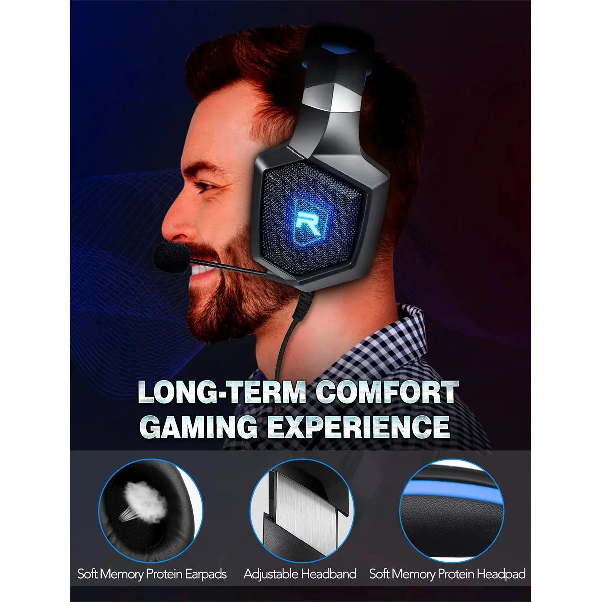 RUNMUS K LED Gaming Headset